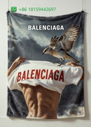 Balenciaga Throw Blankets